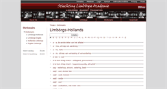 Desktop Screenshot of limburgs.org